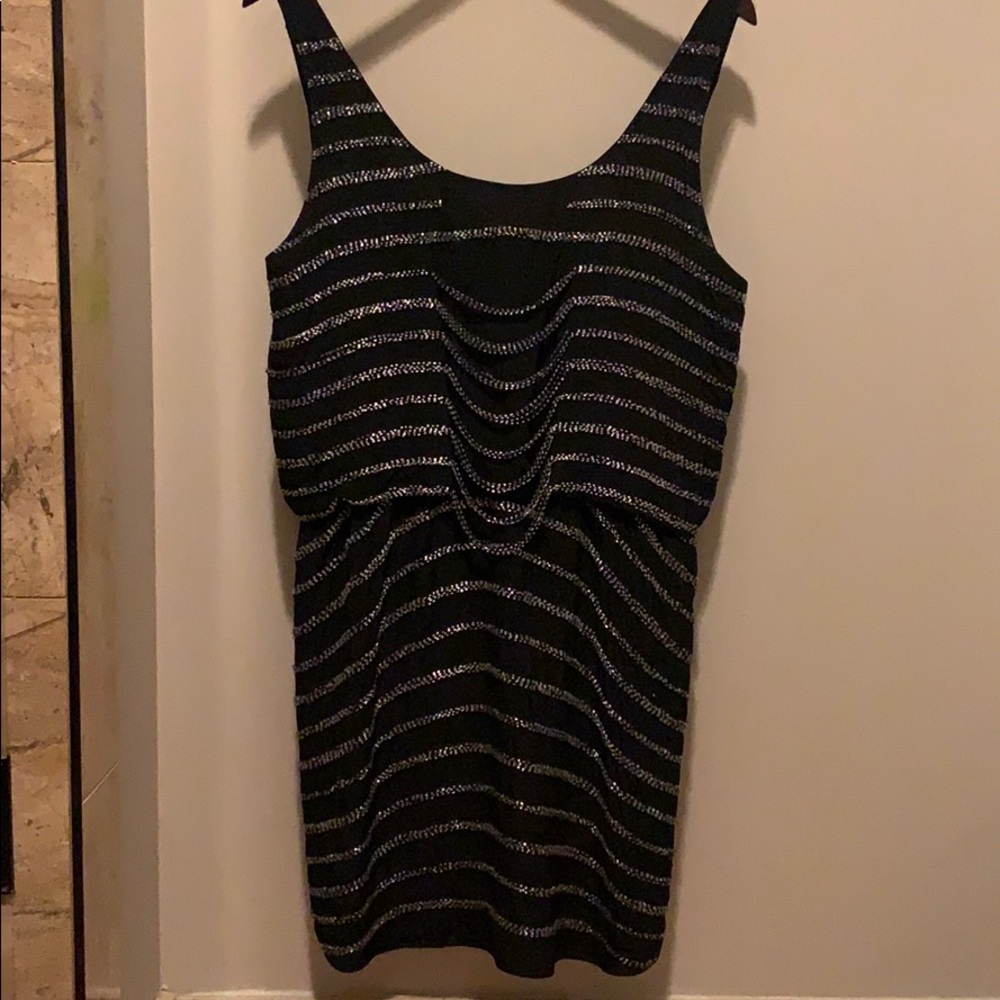Black sequins dress